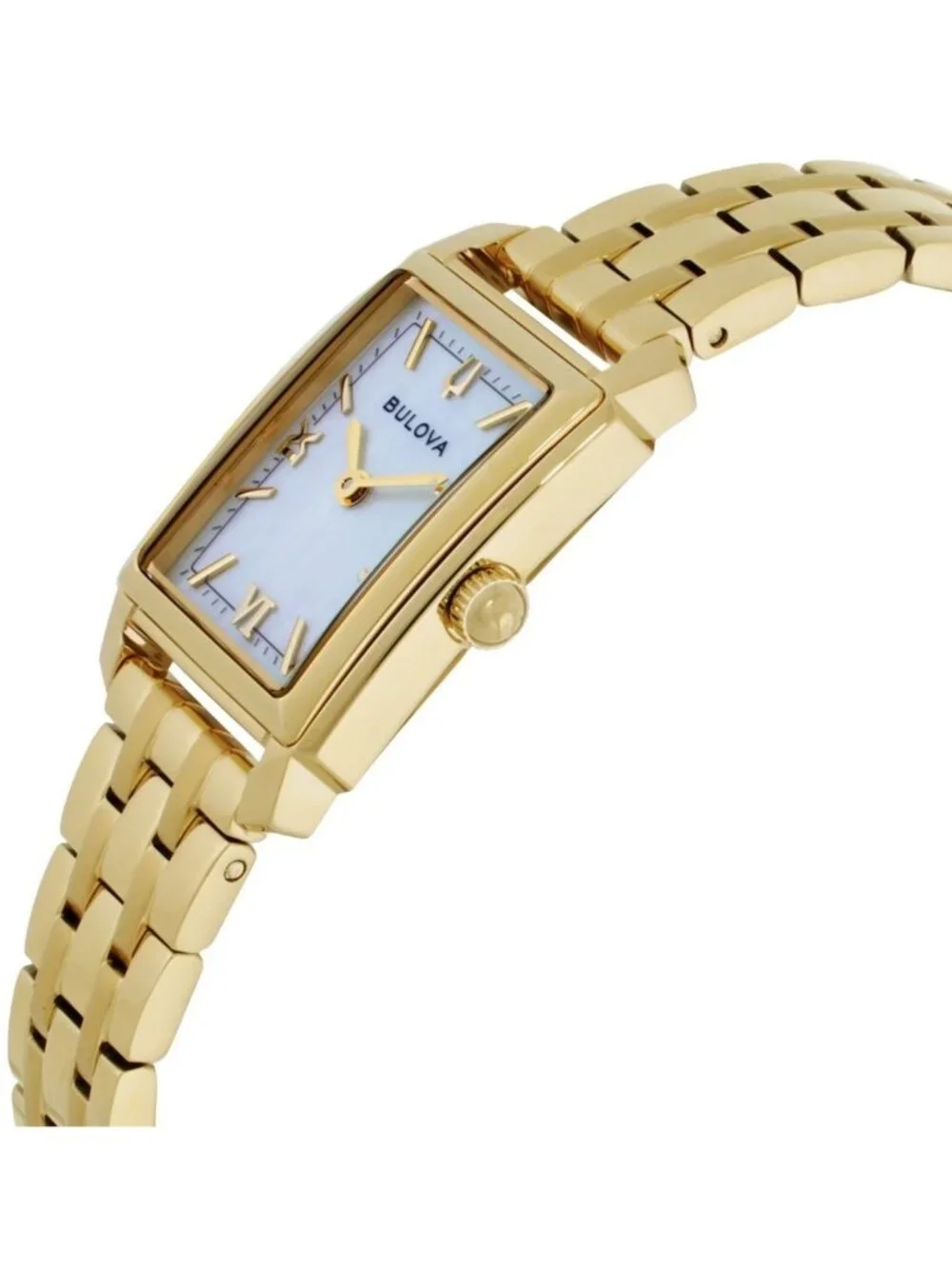 NWT Bulova Sutton Quartz Mother of Pearl Dial Ladies Watch